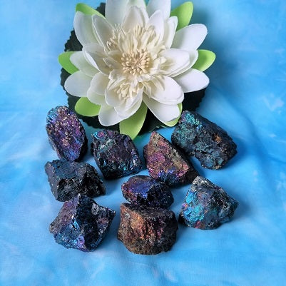 Peacock Ore/Chalcopyrite Nuggets - (ID: crn134)