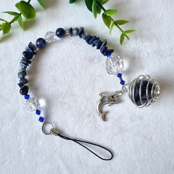 Blue Dolphin Keeper Charm – (ID: akc2)