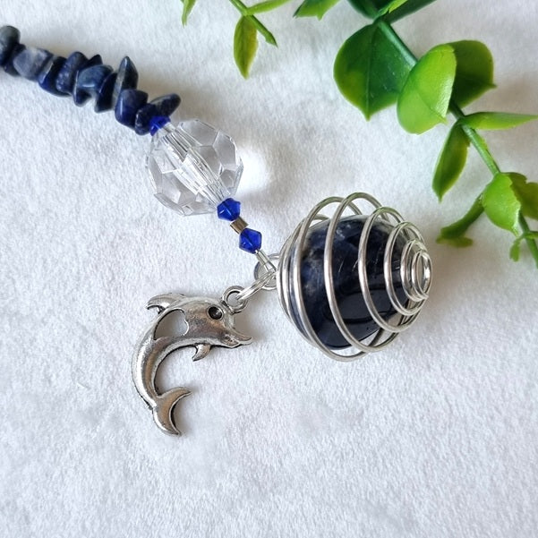 Blue Dolphin Keeper Charm – (ID: akc2)