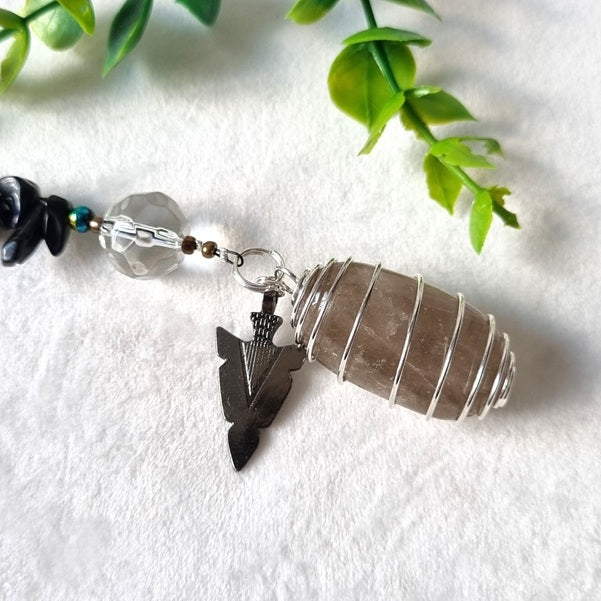 Black Arrow Keeper Charm – (ID: akc8)