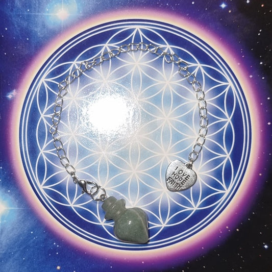 Green Heart Pendulum – (ID: ap11)