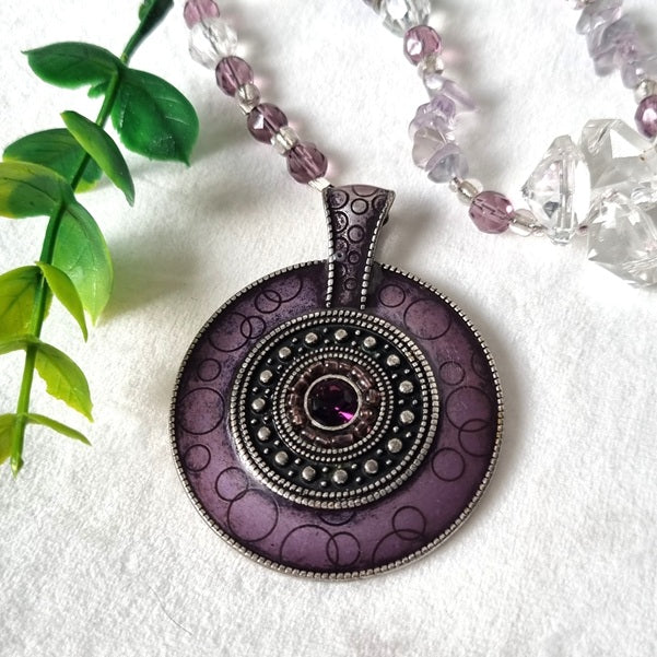 Purple Mandala Spirit Charmer – (ID: asc3)