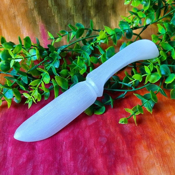 Selenite Knife - (ID: cra12)