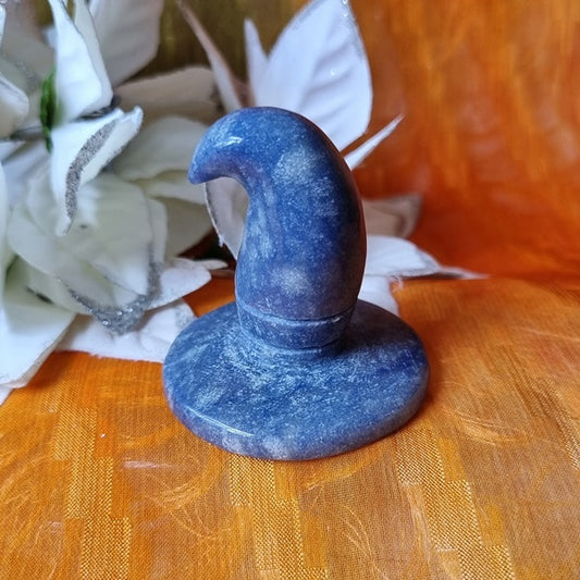 Blue Aventurine Witches Hat - (ID: cra14)