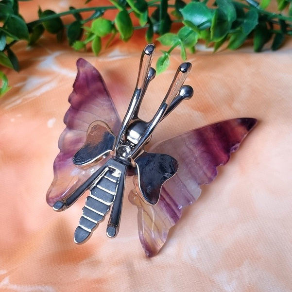 Rainbow Fluorite Butterfly – (ID: cra39)