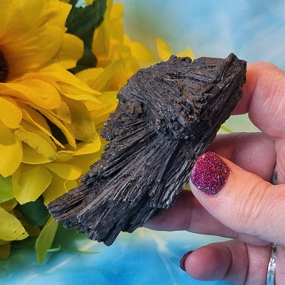 Black Kyanite Blade - (crn140)