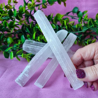 Selenite Rods – small – (ID: crn159)