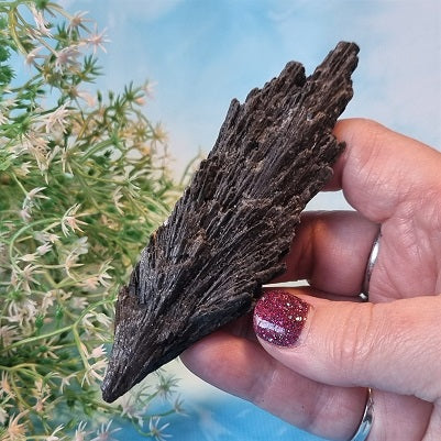 Black Kyanite Blade - (ID: crn166)