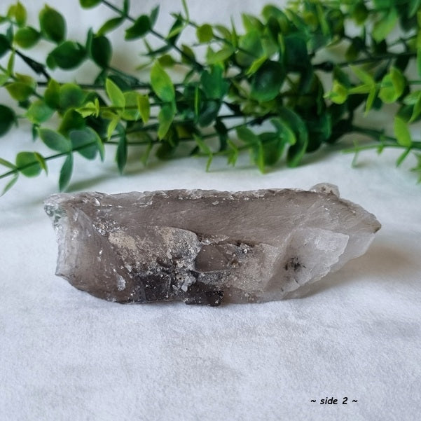 Elestial Smokey Quartz - (ID: crn25)