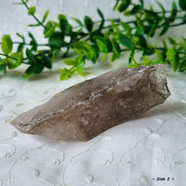 Elestial Smokey Quartz - (ID: crn25)