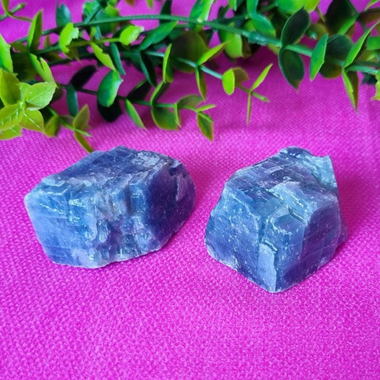 Blue Calcite Nuggets – (ID: crn34)