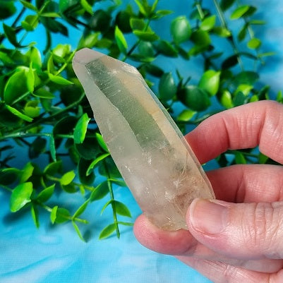 Tangerine Quartz Raw Point - (ID: crn58)