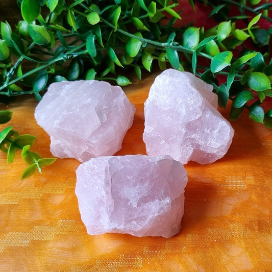 Rose Quartz Chunks - (ID: crn62)