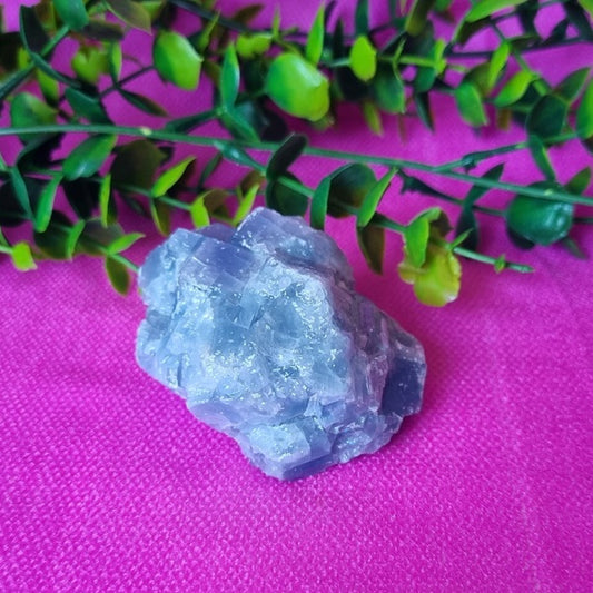 Blue Calcite Chunk - (ID: crn63)