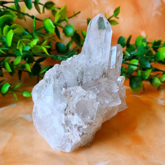 Clear Quartz Cluster – (ID: crn77)