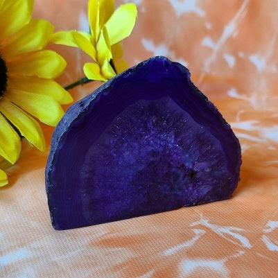 Purple Polished Agate - standing – (ID: crp148)