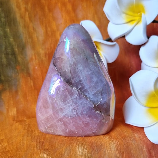 Aura Rose Quartz Freeform – (ID: crp23)