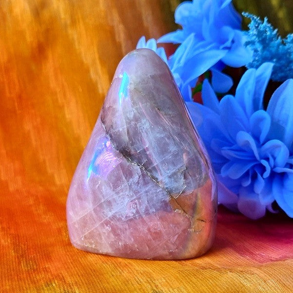 Aura Rose Quartz Freeform – (ID: crp23)