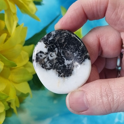 Zebra Jasper Thumbstone – (ID: crp27)