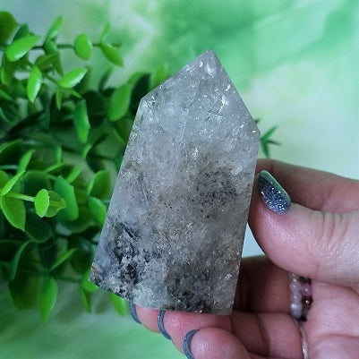 Chlorite Quartz Point – (ID: crp44)
