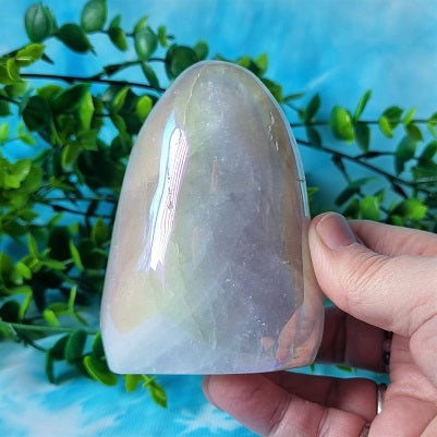 Opal Aura Quartz Freeform – (ID: crp47)