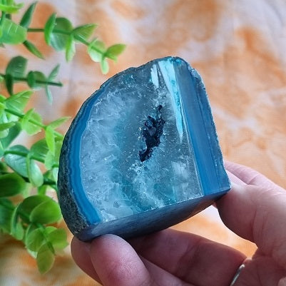 Green Polished Agate - standing – (ID: crp51)