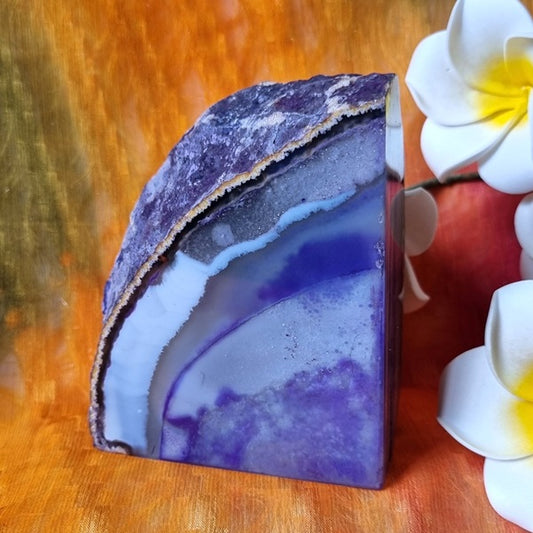 Purple Polished Agate - standing - (ID: crp58)