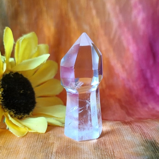 Clear Quartz Polished Sceptre - (ID: crp75)