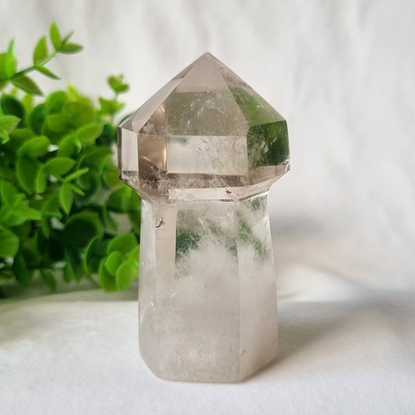 Smokey (Pale) Quartz Sceptre Point – (ID: crp79)