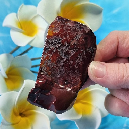 Red Mookaite Slice – (ID: crp99)