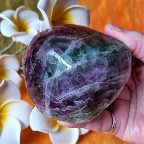 Rainbow Fluorite Freeform – (ID: crp9)