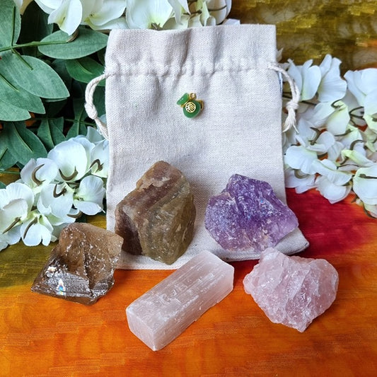 Spiritual Protection & Emotional Wellbeing Pack – Lucky Jade Charm – (ID:  cs20)