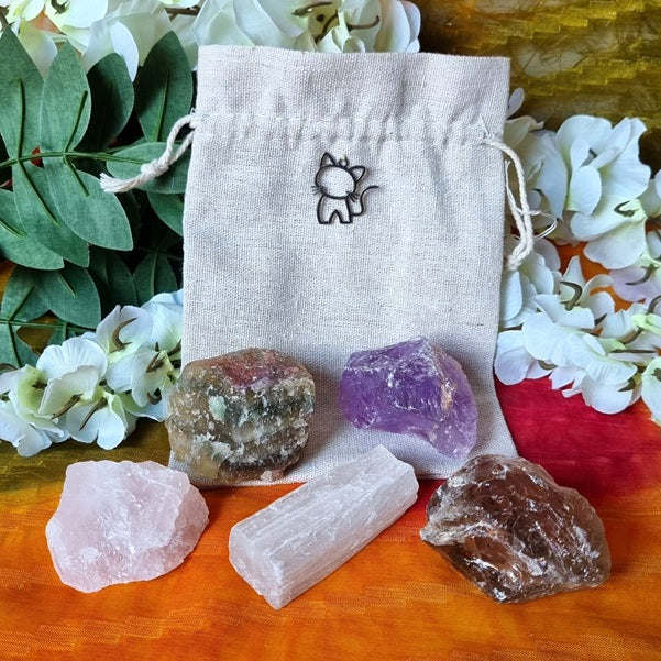 Spiritual Protection & Emotional Wellbeing Pack – Cat Charm – (ID:  cs22)