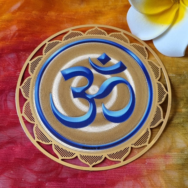 Ganesh Icon – Double Sided (gold plated) – (ID: sg8)