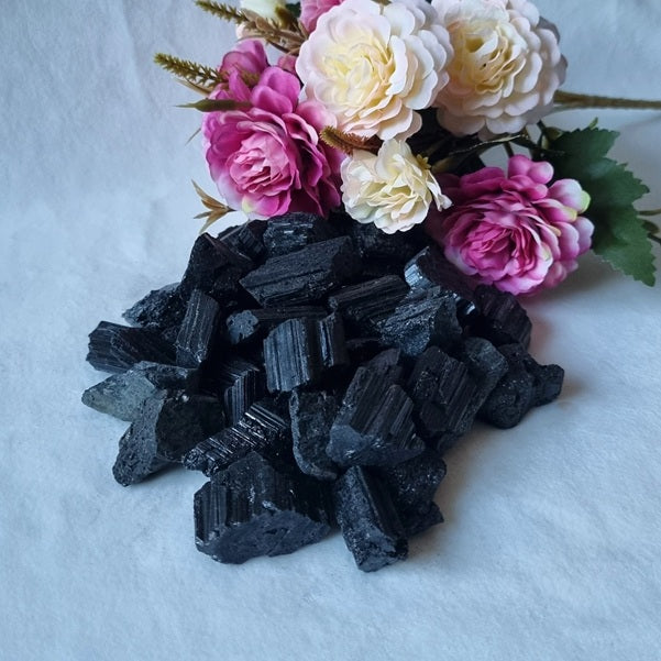 Black Tourmaline Nuggets - medium
