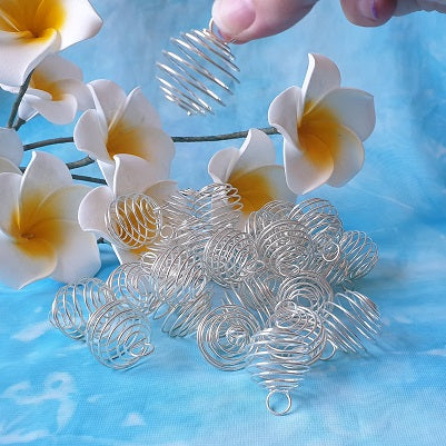 Silver Tumblestone Holders – large – (ID: ac12)