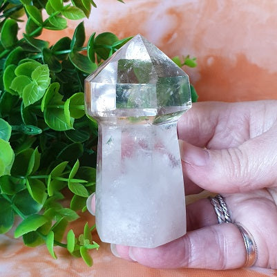 Smokey (Pale) Quartz Sceptre Point – (ID: crp79)