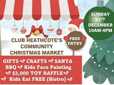 Club Heathcote Community Christmas Market