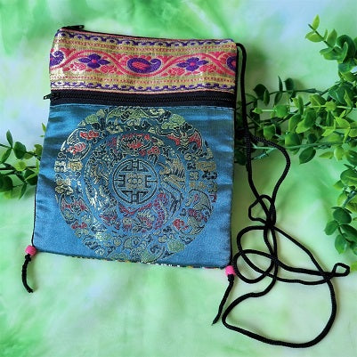 Green Mandala Crossbody Bag – (ac36)