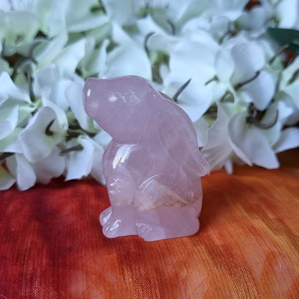 Rose Quartz Rabbit – (ID: cra20)
