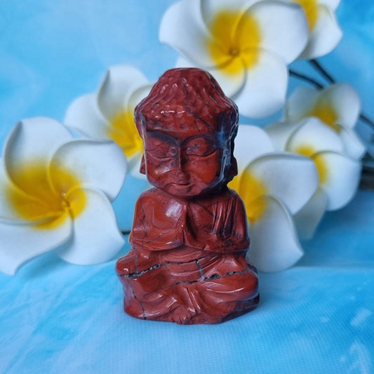 Red Jasper Buddha – (ID: cra25)