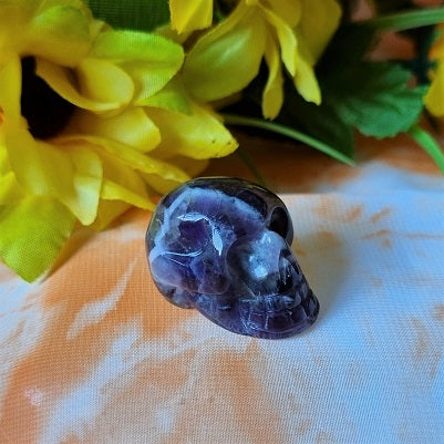 Chevron Amethyst Skull – (ID: cra28)