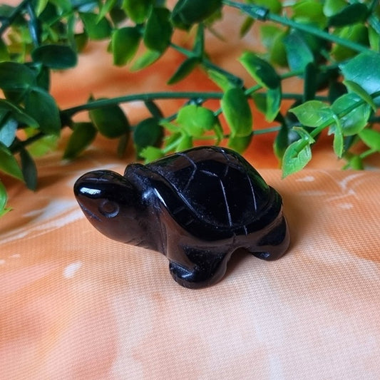 Black Obsidian Turtle – (ID: cra37)