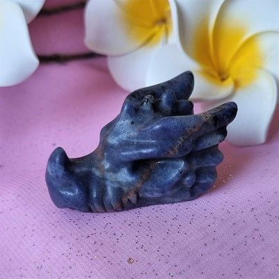 Lapis Lazuli Dragon Skull – (ID: cra46)