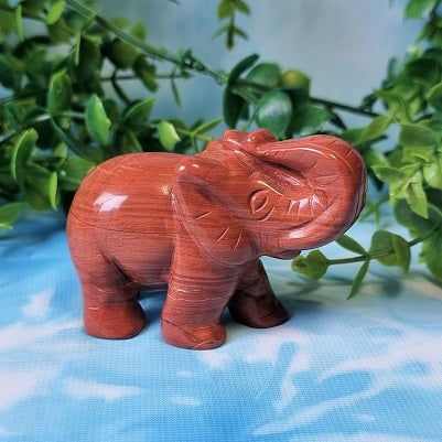 Red Jasper Elephant – (ID: cra5)