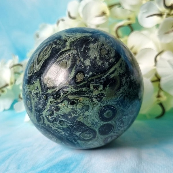 Kambaba Jasper Sphere – (ID: crf22)