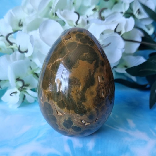 Ocean Jasper Egg - large - (ID: crf27)