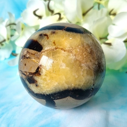 Septarian Sphere – (ID: crf38)