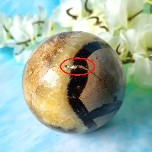 Septarian Sphere – (ID: crf38)