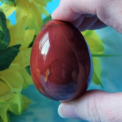 Red Mookaite Egg – (ID: crf39)